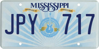 MS license plate JPY717