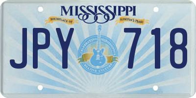 MS license plate JPY718