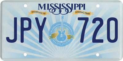 MS license plate JPY720