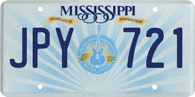 MS license plate JPY721