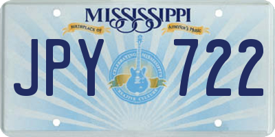 MS license plate JPY722
