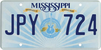 MS license plate JPY724