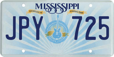 MS license plate JPY725
