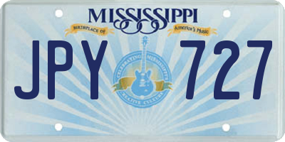 MS license plate JPY727