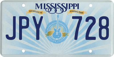 MS license plate JPY728