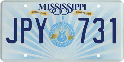 MS license plate JPY731