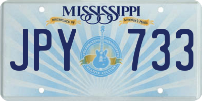 MS license plate JPY733