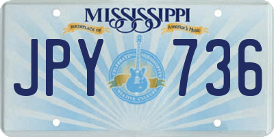MS license plate JPY736