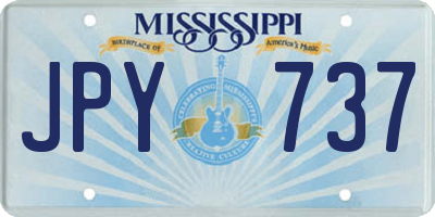 MS license plate JPY737