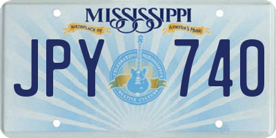 MS license plate JPY740