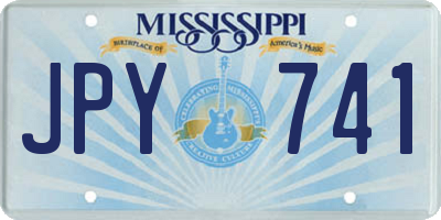 MS license plate JPY741