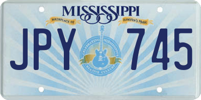 MS license plate JPY745