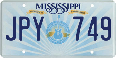 MS license plate JPY749