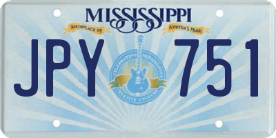 MS license plate JPY751
