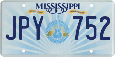 MS license plate JPY752