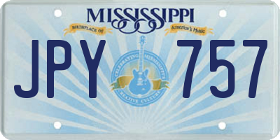MS license plate JPY757