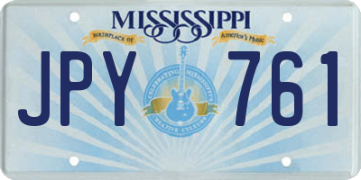 MS license plate JPY761
