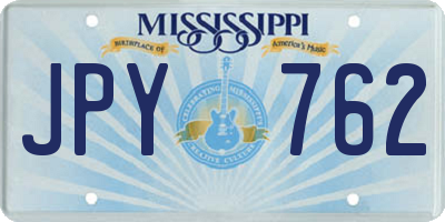 MS license plate JPY762
