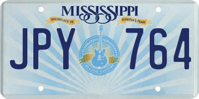 MS license plate JPY764