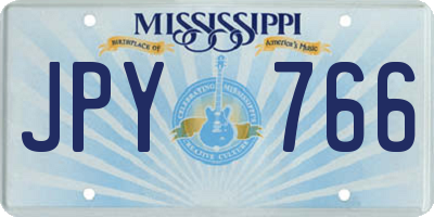 MS license plate JPY766