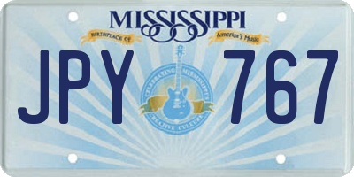 MS license plate JPY767