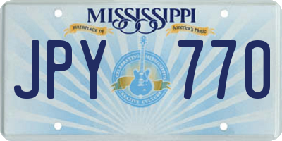 MS license plate JPY770