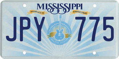 MS license plate JPY775