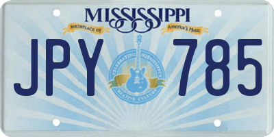MS license plate JPY785