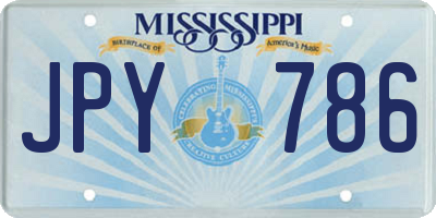 MS license plate JPY786