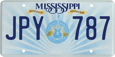 MS license plate JPY787