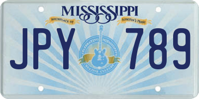 MS license plate JPY789