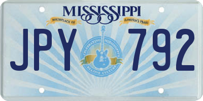 MS license plate JPY792