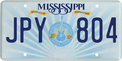 MS license plate JPY804