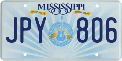 MS license plate JPY806