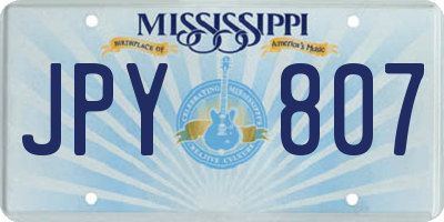 MS license plate JPY807