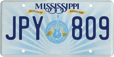 MS license plate JPY809