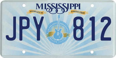 MS license plate JPY812