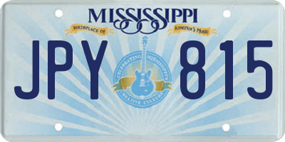 MS license plate JPY815