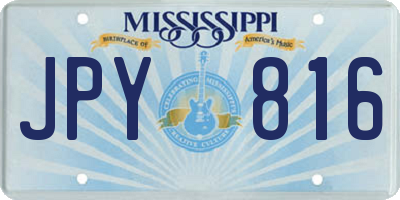 MS license plate JPY816