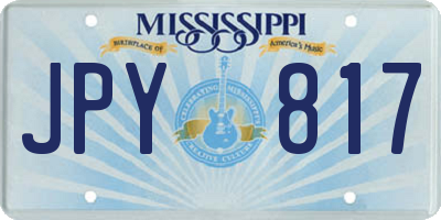 MS license plate JPY817