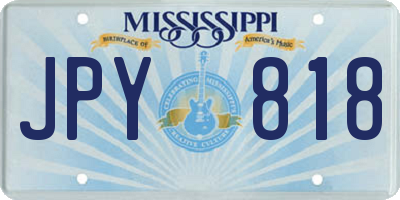 MS license plate JPY818