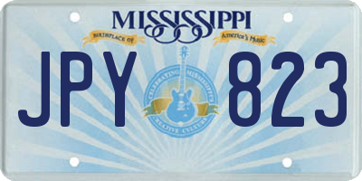 MS license plate JPY823