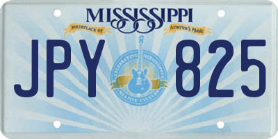 MS license plate JPY825