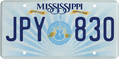 MS license plate JPY830