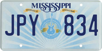MS license plate JPY834