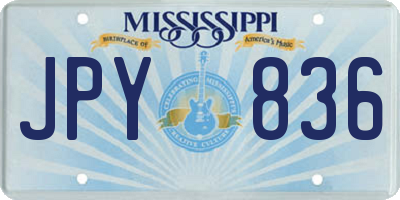 MS license plate JPY836