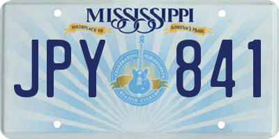 MS license plate JPY841