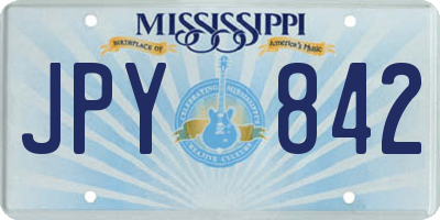 MS license plate JPY842