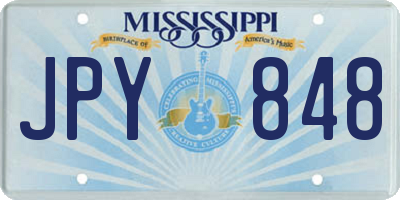 MS license plate JPY848