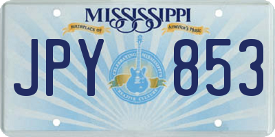 MS license plate JPY853